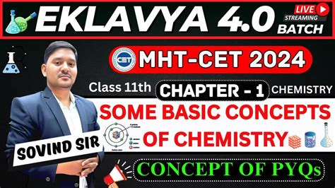 Eklavya L Some Basic Concepts Of Chemistry Sovind Sir Mht