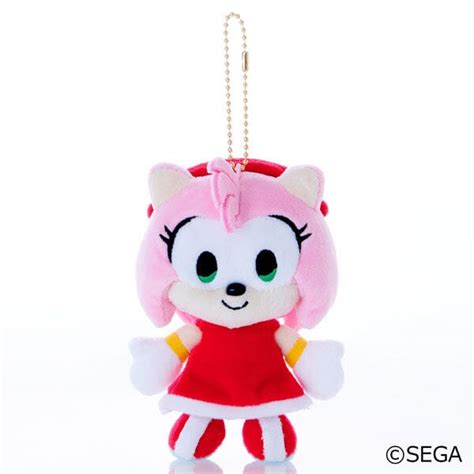 Amy Mascot Plush Keychain Sonic＆friends Authentic Japanese Sonic