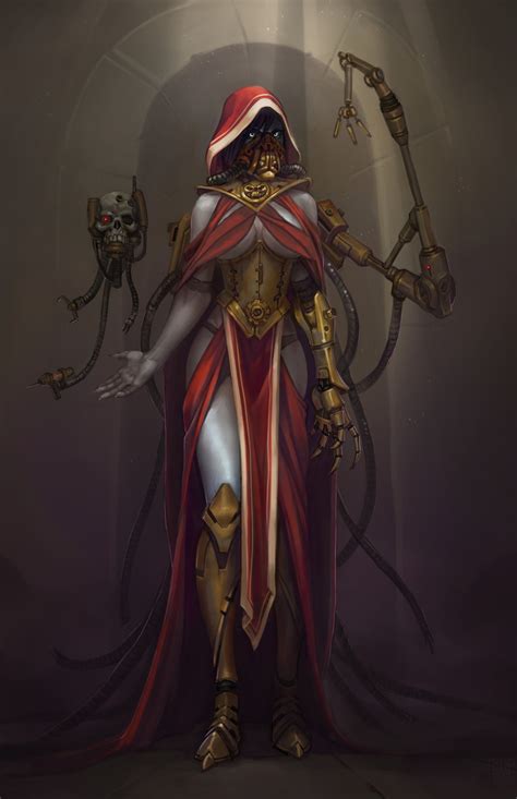 Female Tech Priest Art Warhammer 40k Various Artists Free