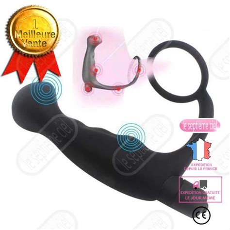 LSC Vibromasseur Anal exvide avec anneau retard éjaculation jouets