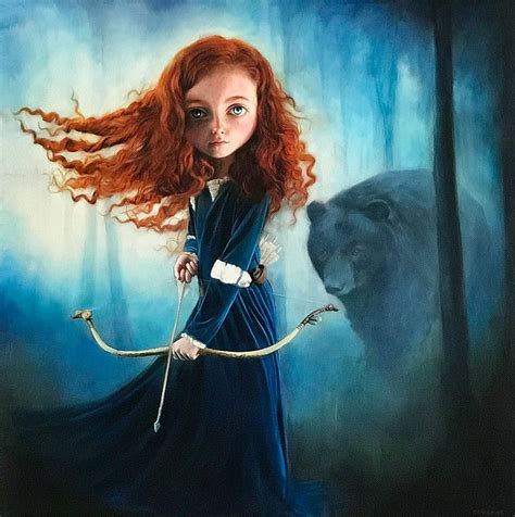 Бесконечная вселенная чувств | Merida brave, Disney fine art, Disney art