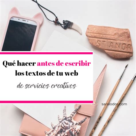 Qu Hacer Antes De Escribir Los Textos De Tu Web Sara Lodos