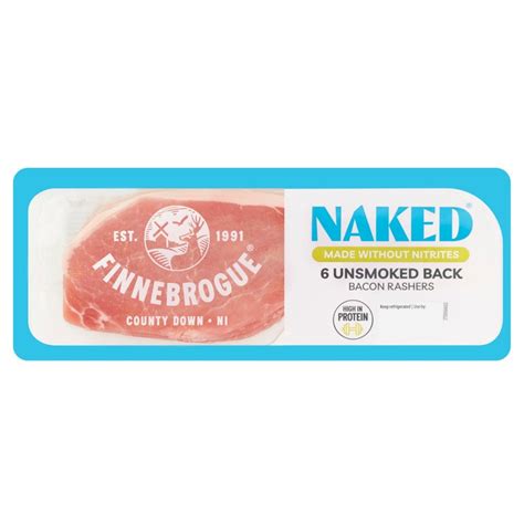 Finnebrogue Naked Unsmoked Back Bacon Rashers Ocado