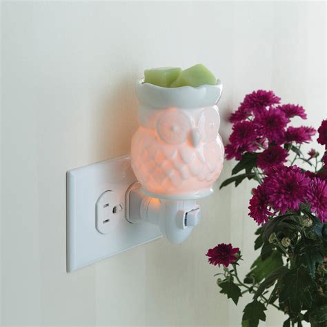 Candle Warmers Etc Pluggable Fragrance Warmer Owl