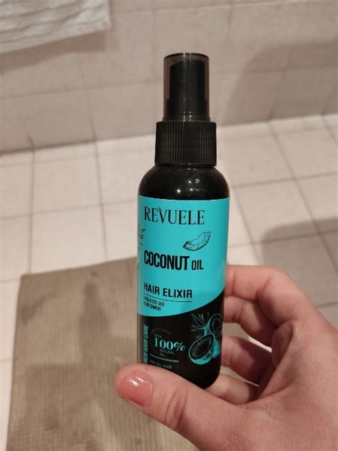 Revuele Coconut Oil Hair Elixir Élixir Sans Rinçage Pour Protéger Les Cheveux Contre La Chaleur