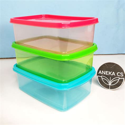 Toples Plasik Food Container Toples Makanan Wadah Plastik Wadah