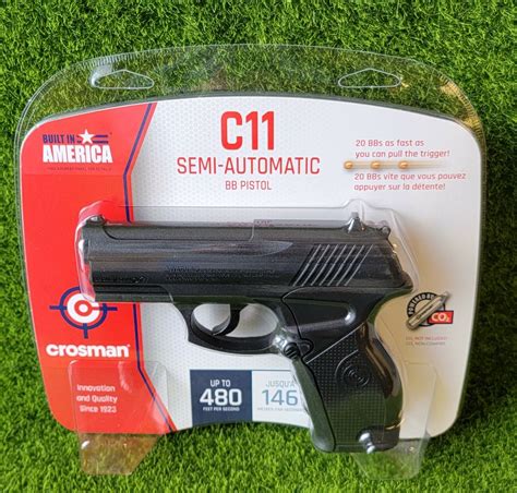 Купить Пневматические пистолеты Crosman C11 Tactical Co2 177 Bb Black