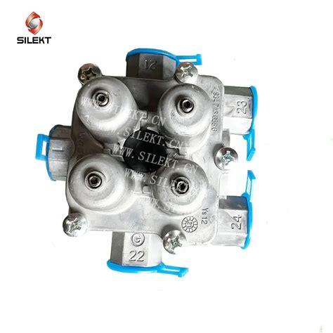 Wg9000360523 Heavy Duty Truck HOWO Four Circuit Protection Valve