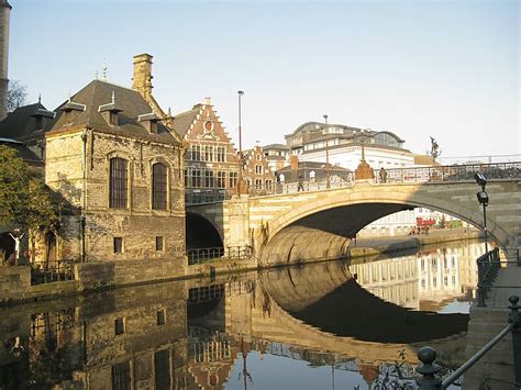 St Michael s Bridge in Ghent België Belgique Belgien Tripomatic