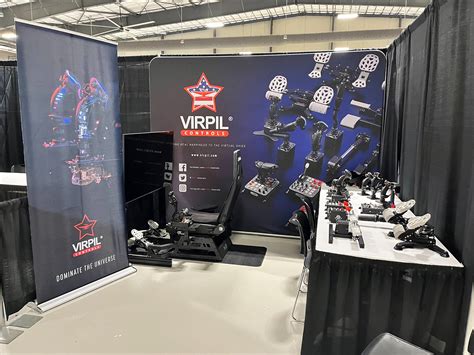 VIRPIL Controls - The VIRPIL Controls Booth is set up and...
