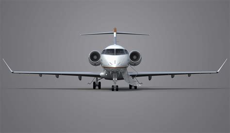 3d Bombardier Challenger 350 Business Jet Model Turbosquid 1463548