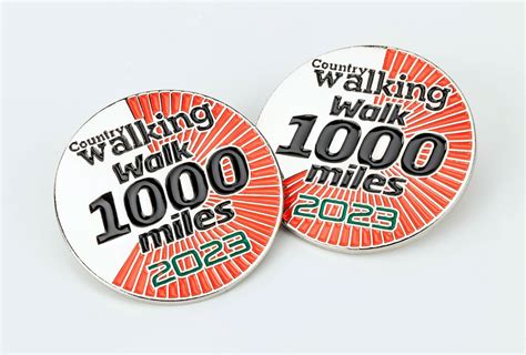 Silver 2023 badge — Walk 1000 Miles