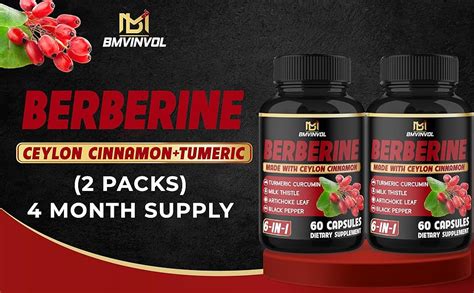 Amazon Packs Berberine Supplement Plus Ceylon Cinnamon