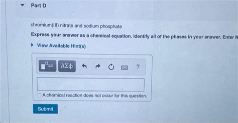 Solved Potassium Iodide And Lead Ii Acetate Express Your