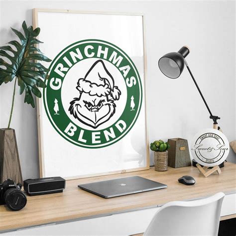 Grinch Grinchmas Blend Morning Coffee Christmas SVG DXF Eps Png