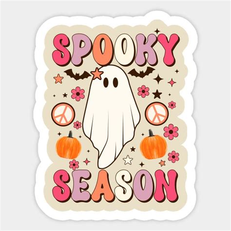 The Spooky Season Sticker Is Shown