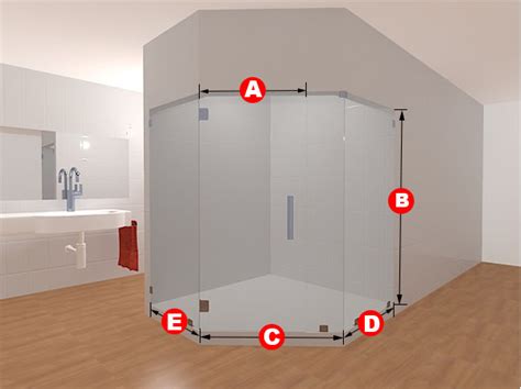 Multi Angle Frameless Glass Shower Layout 10 Glass Shower Direct