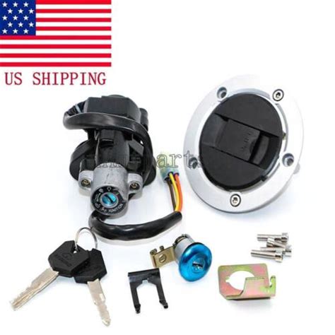 Ignition Switch Fuel Gas Cap Cover Lock Set Keys For Suzuki SV 650 650A