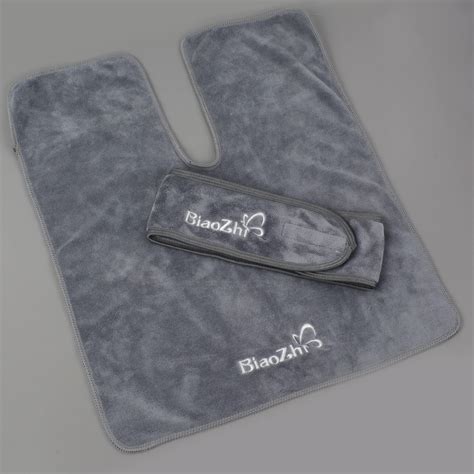 Custom Microfiber U Shaped Spa Facial Glow Towel For Esthetician