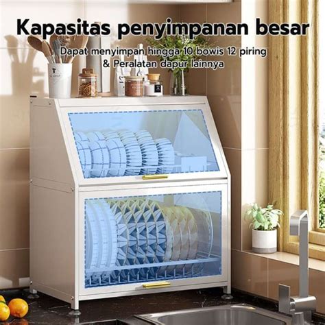 Jual Rak Cuci Piring Pengering Dish Dryer Wastafel Stainless Anti Karat