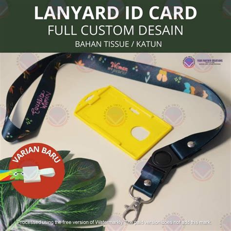 Jual Cetak Lanyard Custom Tali ID Card Full Print Color Kota Depok