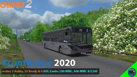 Omsi 2 Scunthorpe 2020 UK Map Route 3 35 9 ADL Enviro 200