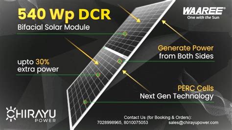 Waaree Wp Dcr Bifacial Panle At Rs Watt Waaree Solar Pv Panels