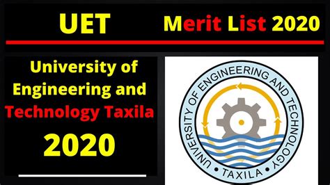 Closing Merit List Of Uet University Of Engineering And Technology