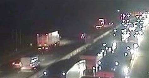 M6 Traffic Crash Closes Major Motorway Causing Three Mile Tailbacks