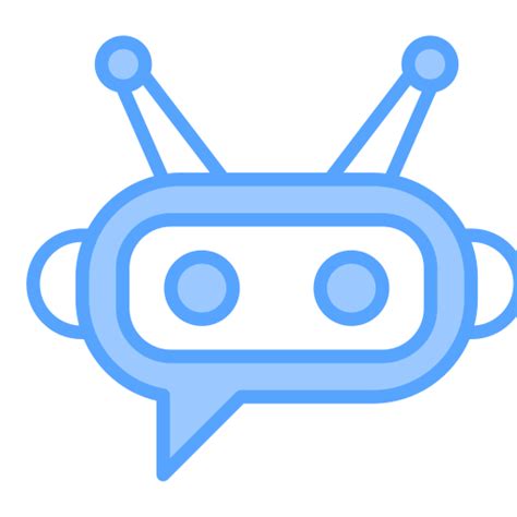 Chatbot Generic Blue Icon