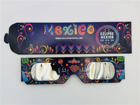 Lentes Para Eclipse Solar 50 Pz Edicion Limitada México 2024