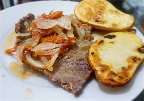 Churrasco F Cil Con Papas Al Horno Receta De Shirley Cookpad