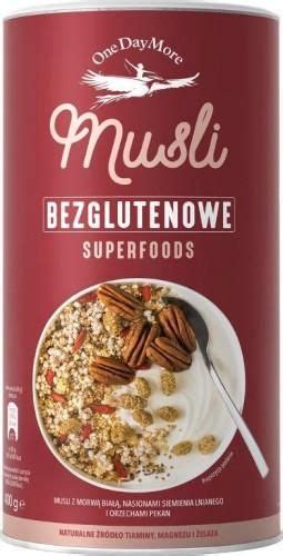 Onedaymore Musli Superfoods Tuba Bezglutenowe 400G Ceny I Opinie