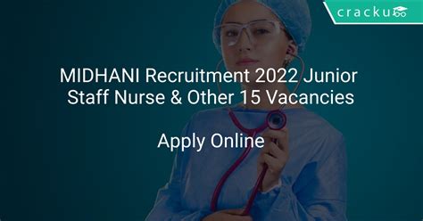 Midhani Recruitment Junior Staff Nurse Other Vacancies