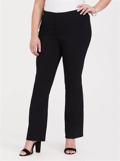 Plus Size Studio Standard Millennium Stretch Slim Boot Pant Black