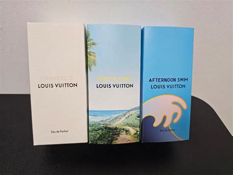 Louis Vuitton Afternoon Swim & Pacific Chill 100ml & L'Immensite 100ml ...