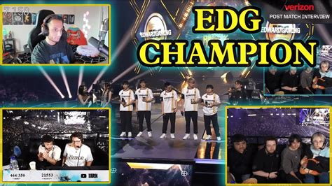 EDG Won Champion 2024 Tenz Tarik Kyedae Reacts YouTube