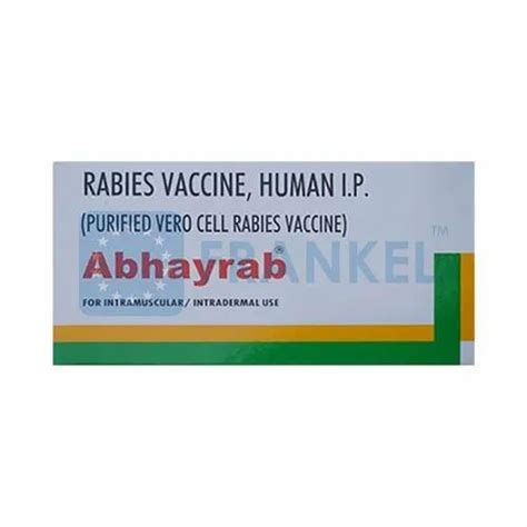 Abhayrab Rabies Vaccine IP At Best Price In Mumbai By Frankel