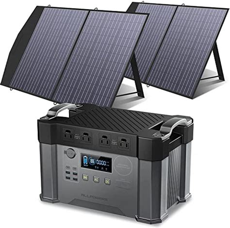 Allpowers S2000 1500wh Solar Generator With Solar Panels Included 2000w Portable Power Station