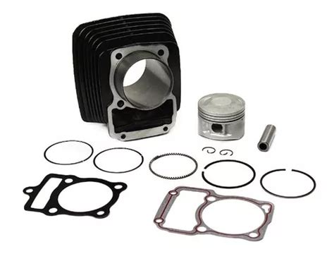 Kit Cilindro Completo Piston Y Anillos Italika Dm200 Dm 200 Envío gratis