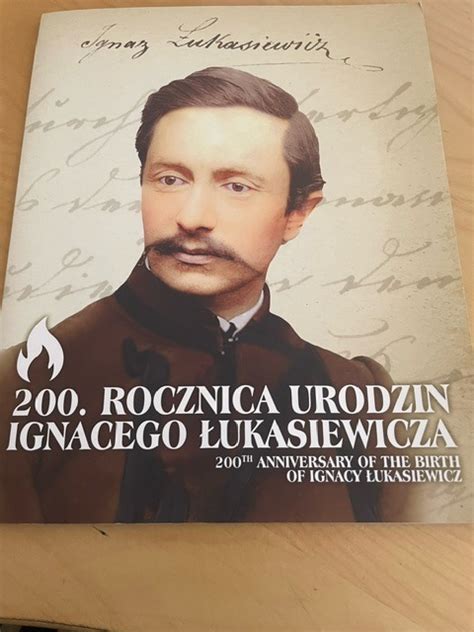 Folder 200 rocznica urodzin Ignacego Łukasiewicza Warszawa