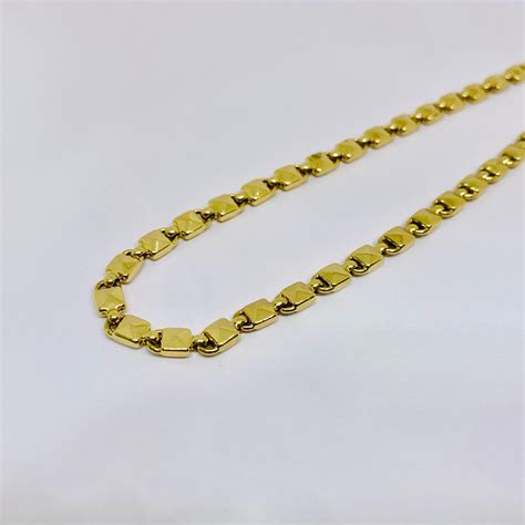 Collana Oro Giallo Kt Di Grammi Scritta Chimento