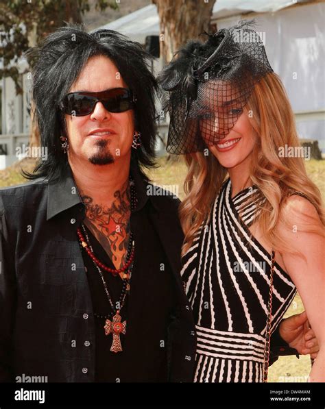 Nikki Sixx Girlfriend Courtney Bingham Third Annual Veuve Clicquot Polo Classic Arrivals At