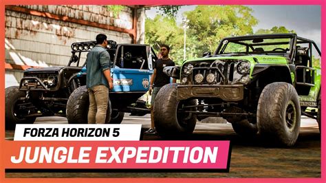 Forza Horizon Jungle Expedition Barn Find Jaguar Xjr Youtube