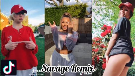 Savage Remix Tiktok Dance Compilation Youtube