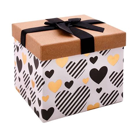 Caja de regalo San Valentín café 1 pza Walmart