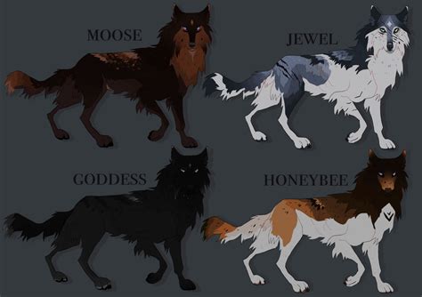 Wolf Adopts 2 4 Open By Honey Wisp On Deviantart