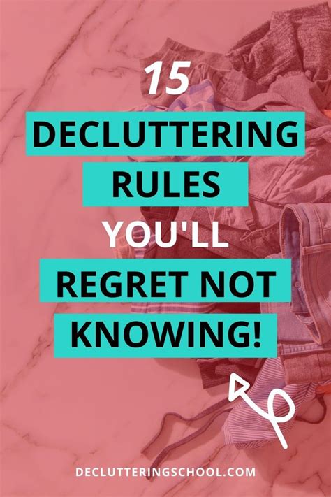 Decluttering Hacks Using These Rules To Declutter Your Home In