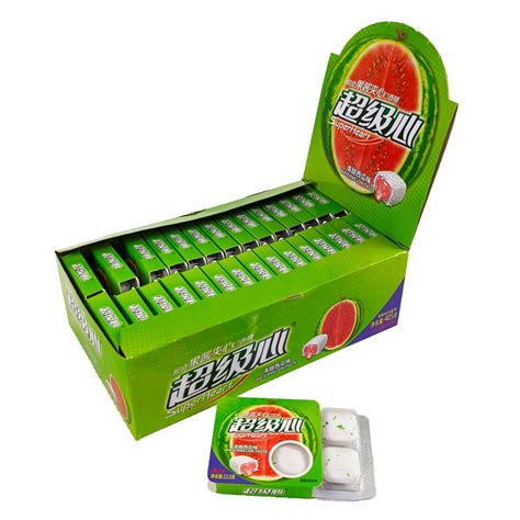 Купить Жевательная резинка SuperHeart с жидким центром со вкусом арбуза ...