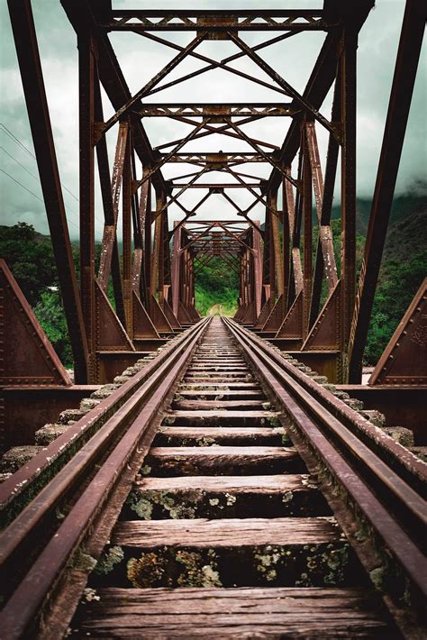 Puente Ferrocarril Pistas Foto Gratis En Pixabay Pixabay